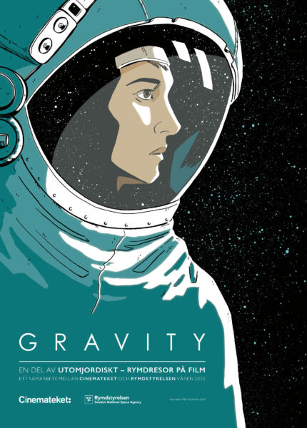 Filmaffisch till visning av Gravity
