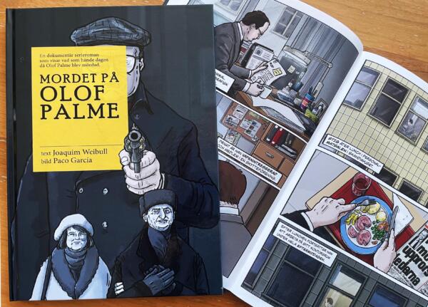 Mordet på Olof Palme. Serieroman. Graphic novel.