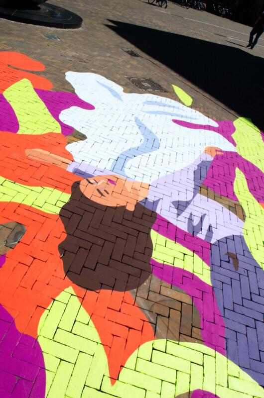VAAF Gatumålning i Ede, Nederländerna, VAAF Street painting Ede, the Netherlands
