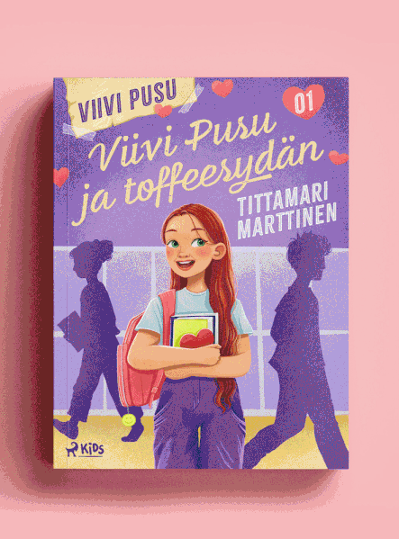 Bokomslag till en barnbok. Tonårsdrama. Digital illustration i färg. Saga Egmont Kids.