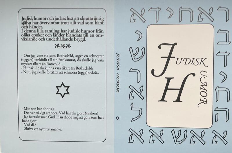 Judisk humor by Lennart Kerbel, form och bild: Gidon Avraham, Linguistrator AB