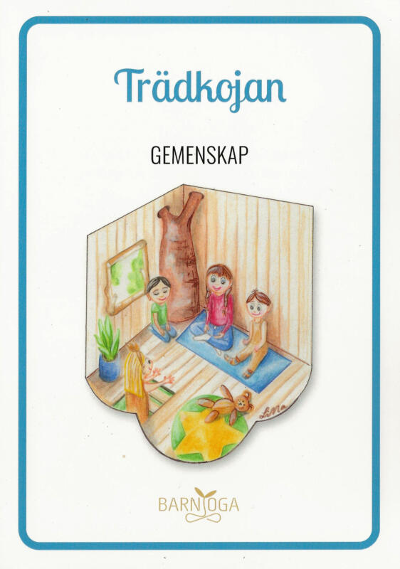 Barn som sitter tillsammans i en trädkoja