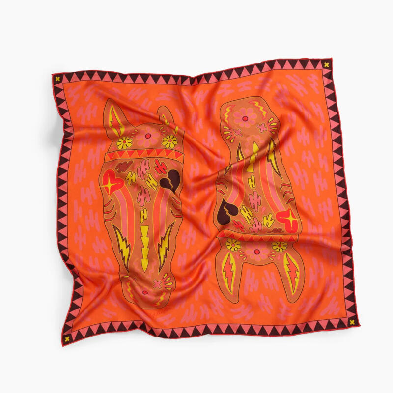 Get The Gallop Silk Scarf
