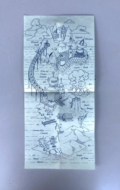 Helbild av en fantasikarta från zinen från Water Movers EP av Dip Shim.