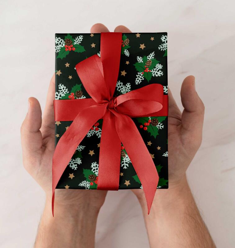 mönsterdesigns för julpapper och jul tema