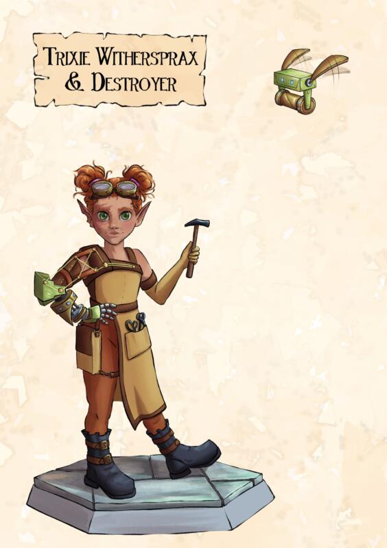 DnD, gnome, bot, robot, NPC